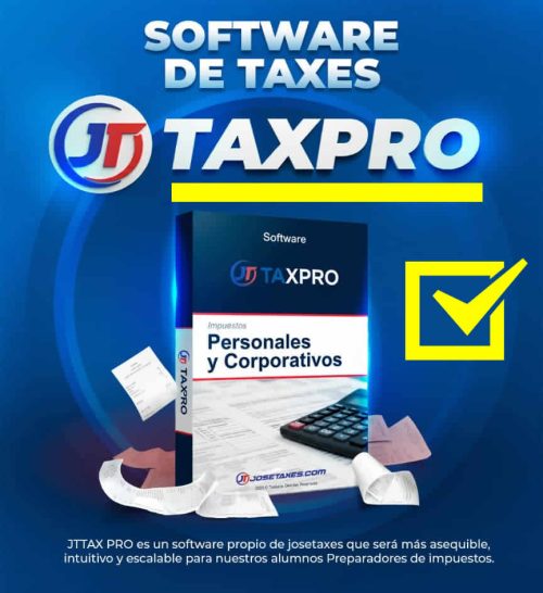 Caja JT TAXPRO SOFTWARE